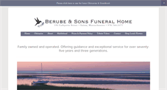 Desktop Screenshot of berubefuneralhome.com